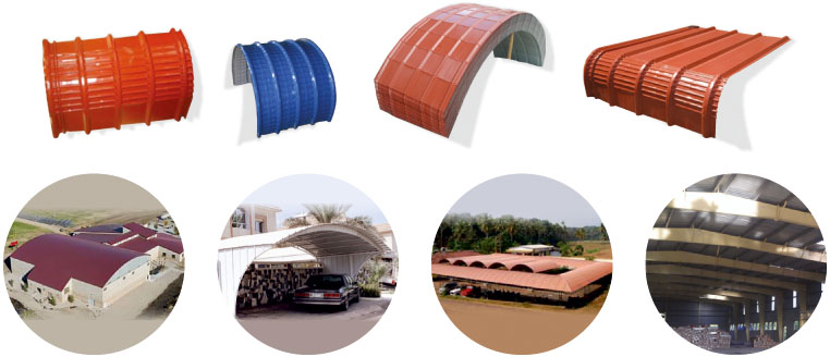 Prime Curved Roof Cladding